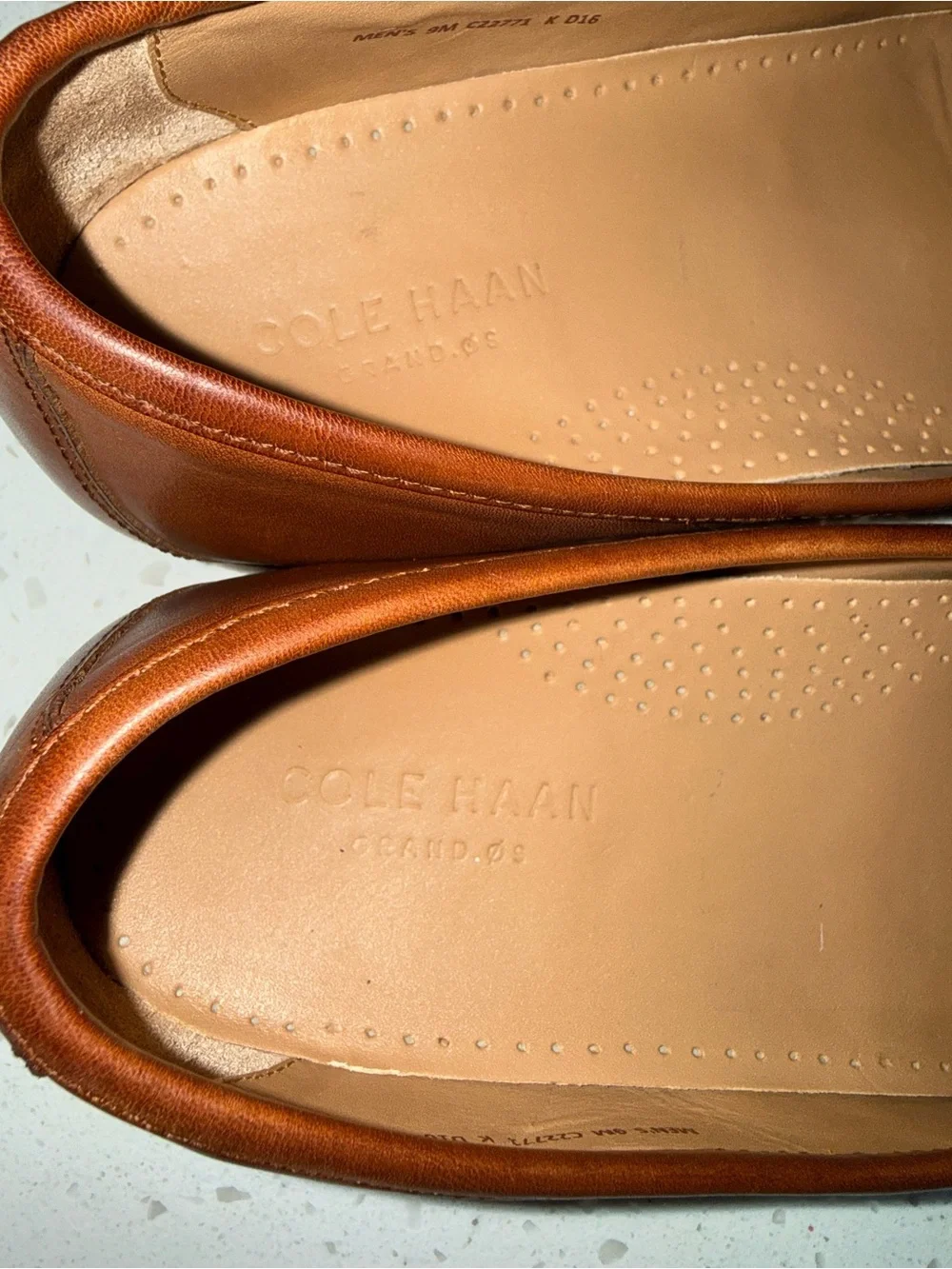 Cole Haan Men's Penny Loafers in Chestnut Brown
